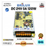 Power Supply Trafo Brilux DC 24V 5A 150W (Super Quality)